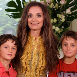 Pregnancy books author Jennifer with her boys